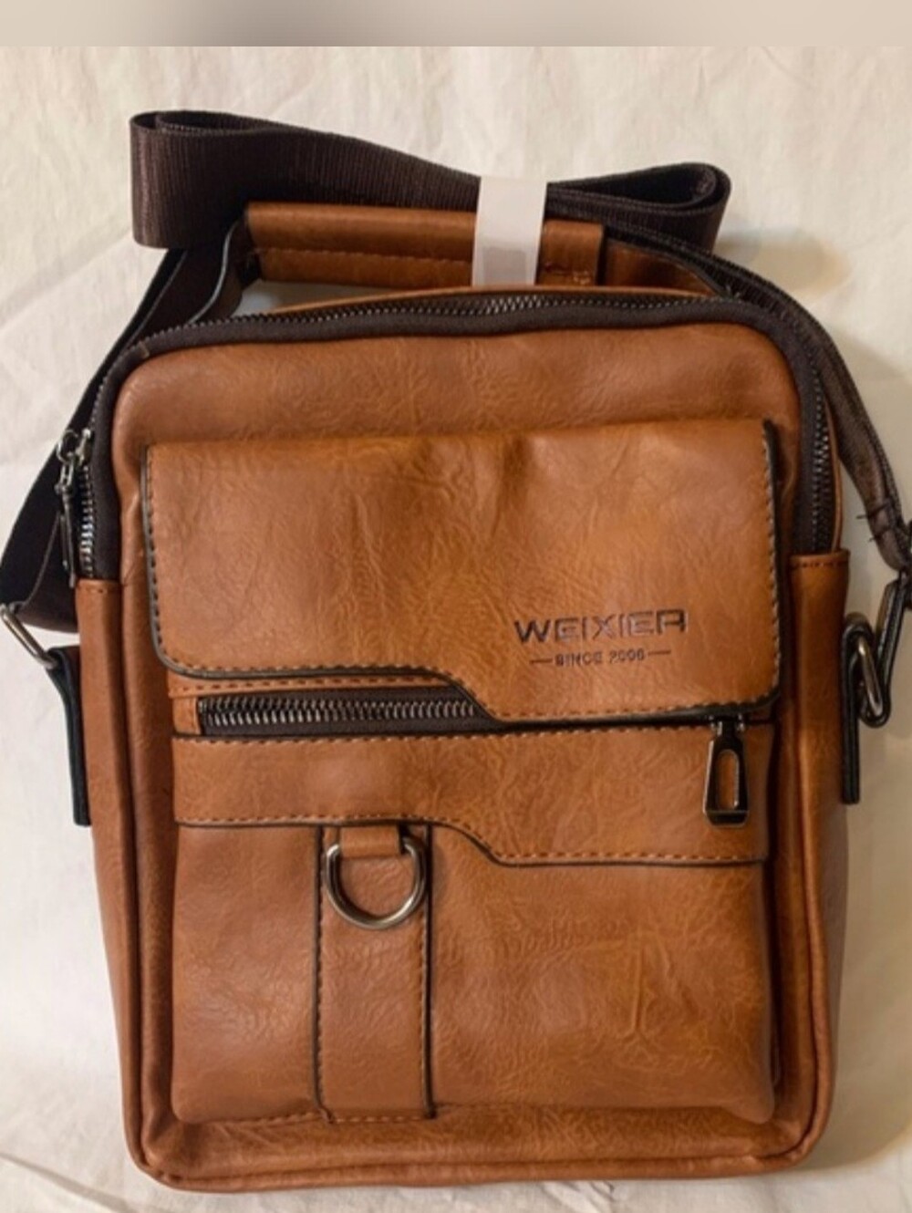 Brown Leather Crossbody Bag